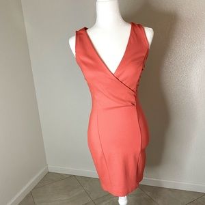 Zara Coral Cocktail Dress